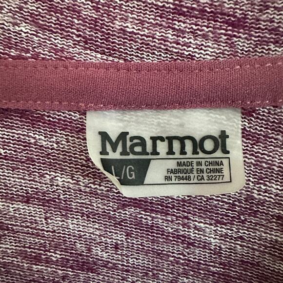 MARMOT | Heather Purple Hooded Light Hoodie | Size Large - Picture 4 of 5